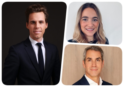 De gauche à droite : Arnaud Goulet, Adèle Le Magoariec et Nicolas Pilikian. 