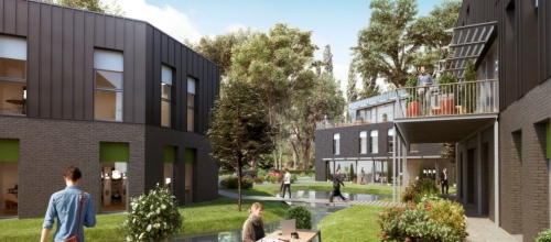 Le campus de la Cimaise à Villeneuve d'Ascq.