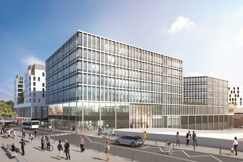 L'immeuble Hub 247 à Nanterre