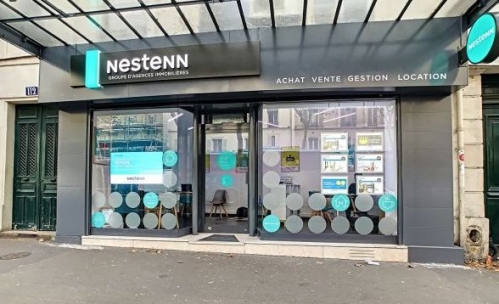 L'agence Nestenn Guy Môquet, dans le 18e arrondissement de Paris. 