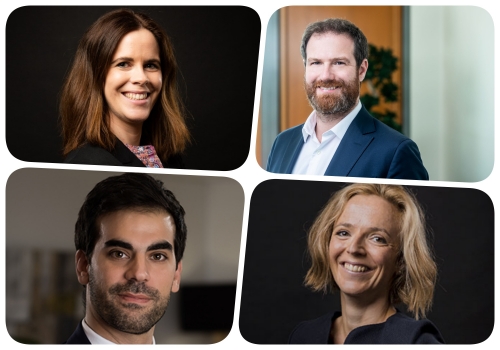 De gauche à droite : Léa Peyran, Philippe Goldberger, Julien Jaoui et Ingrid Gosselin. 