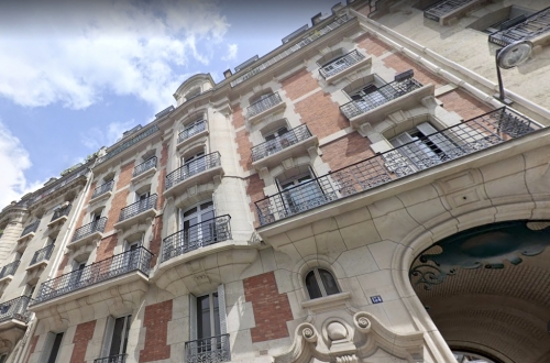 Le 134 rue de Tocqueville, à Paris 17. 