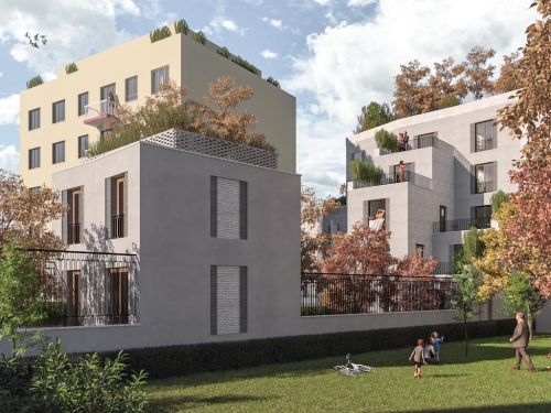 Le projet des Terrasses Faidherbe à Montreuil, financé par Upstone. 