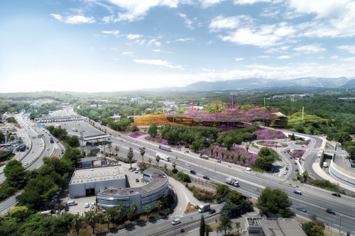 Une vue aérienne de Sophia Antipolis ©Sophia Antipolis.fr