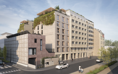 La future résidence Greystar de Courbevoie Moulin Bruyères