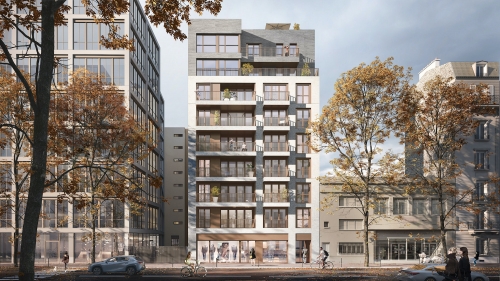 L'immeuble de logements acquis par AG2R La Mondiale, à Clichy
