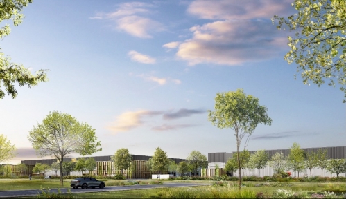 L'immeuble Node situé au Plessis-Pâté. 