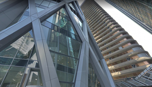 Les bureaux franciliens d'Esset Property Management, à Courbevoie. © Maps