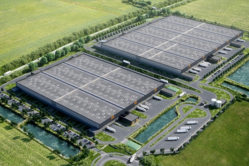 L'ensemble Logisterra, dans les Hauts-de-France. © MW Architecture