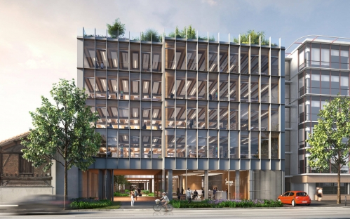 L'immeuble Le Passage, à Montreuil. © Alios Dev