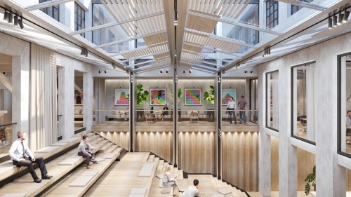 Vue du futur 49 Servan, dans le 11e parisien, confié à Studio Vincent Eschalier. 