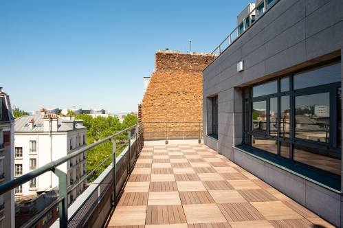 Le 130 rue du Mont-Cenis dans le 18e arrondissement de Paris. 