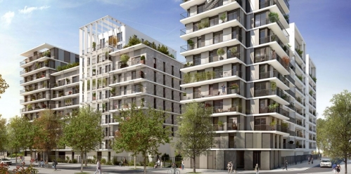 Le projet résidentiel L'Instant à Clichy, rejoint le portefeuille de CDC Investissement Immobilier. © Ogic
