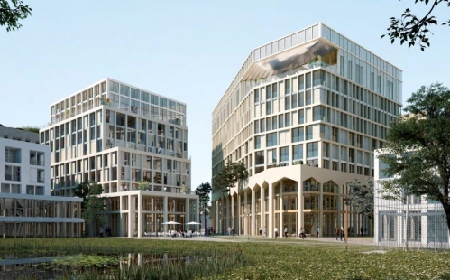 Le projet Les Cimes, à Bordeaux, rejoint le portefeuille d'Aéma REIM. © Moon Safari & 2 PMA