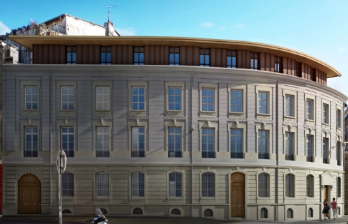 La future auberge France Hostels de Marseille