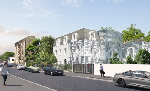 Le projet architectural du 6 rue Anna Jacquin, à Boulogne-Billancourt. © Studio Franc