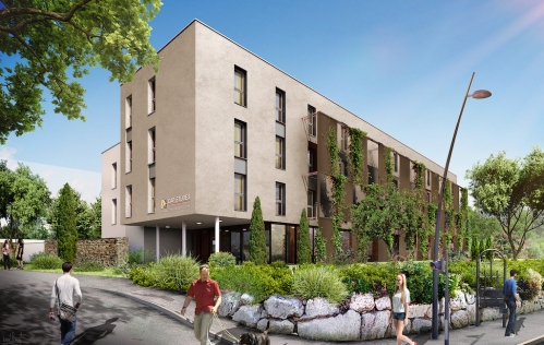 La résidence Cap'Etudes d’Aix en Provence. 