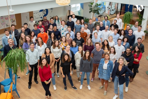 L'équipe de Matera, basée dans le 8e arrondissement de Paris.