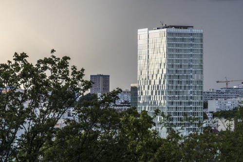 La tour Altaïs, à Montreuil. © Sergio Grazia