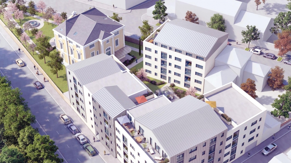 La SCI s'offre un premier actif au sein de l'Espace Milliat, développé par Sogeprom à Bourg-en-Bresse. © Sogeprom