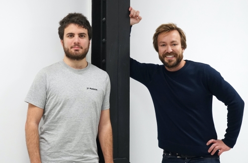 Les fondateurs de Masteos, Maxime Hanquier et Thierry Vignal.