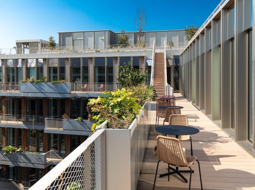 Le siège de Nexity à Saint-Ouen. 