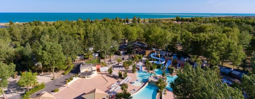 Le camping 4 * Les Vagues, dans le Languedoc-Roussillon. © Sandaya