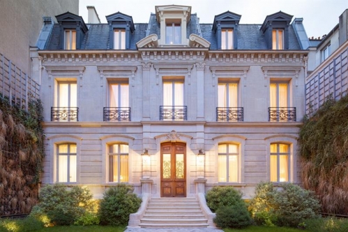 L'hôtel particulier du 11 Crillon à Paris. 
