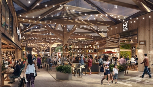 Le projet Open, développé par Frey à Saint-Genis-Pouilly, près de la frontière suisse © Kreaction