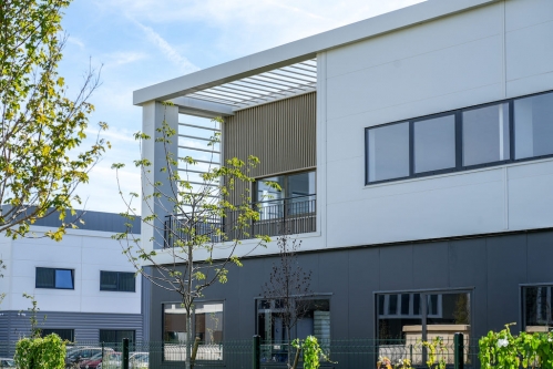 Le bâtiment d'activités de Bailly-Romainvilliers. 