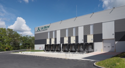 La plateforme logistique développée par APRC Group à Cholet. 