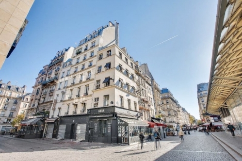 L'immeuble de la rue Mondétour, dans le 1er arrondissement de Paris. 