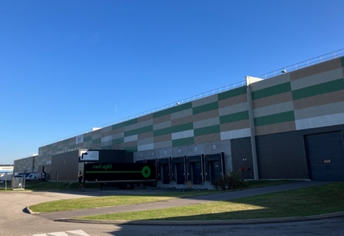 L'entrepôt situé à Saint-Quentin-Fallavier