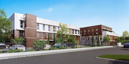 L'immeuble Hubside à Vitrolles