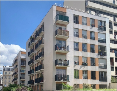 L'ensemble du 119 rue Damrémont, dans le 18e parisien. DR