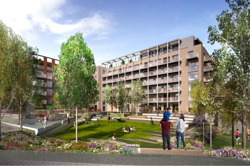 La composante logements du projet CB3 à Dublin