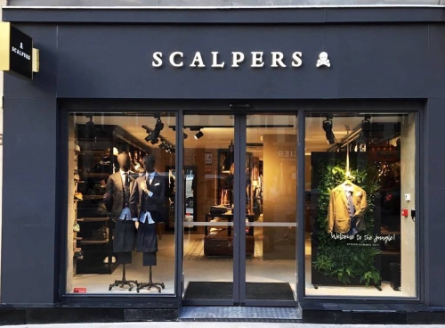 La boutique Scalpers boulevard Saint-Germain, qui s'étend sur 100 m2