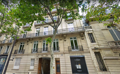 Le 160 boulevard Haussmann à Paris, où est installé Chapter One Capital. © Maps