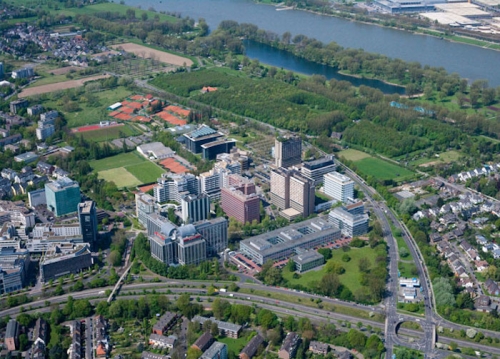 Le quartier de Seestern à Düsseldorf. DR