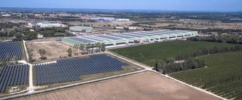 Vue aérienne de la Zac Artiparc Mitra. © Sat-amenagement