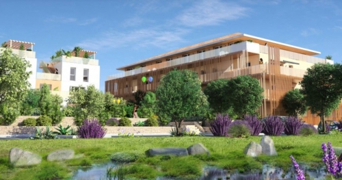 Le programme développé par Artea dans le quartier des Ballons, à Meyreuil. © Artea 