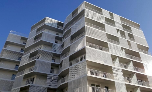La résidence Bac d'Asnières de Hauts-de-Seine Habitat, à Clichy.