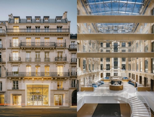 Le 54-56 rue de la Boétie dans le 8e arrondissement de Paris. 