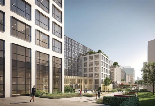Le projet Alphabet porté par Axa IM Alts à Bois-Colombes. © CBRE