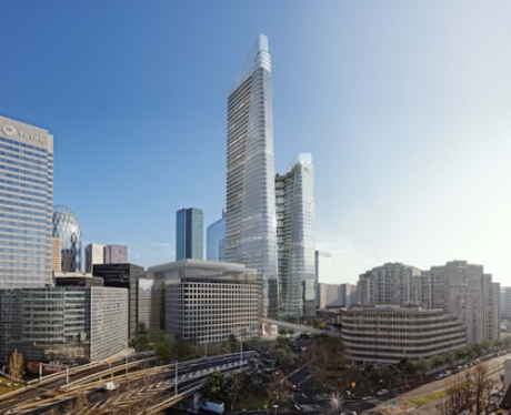 Vue de The Link à La Défense  