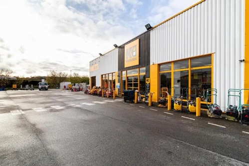 Le magasin Kiloutou à Arras. 