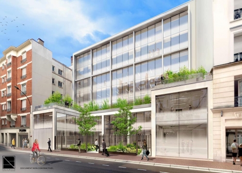 Le 22 Marius Aufan, à Levallois. 