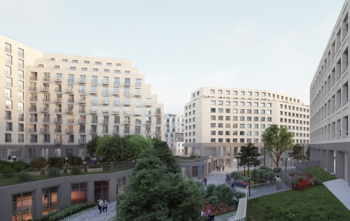 L'îlot Fertile, dans le 19e arrondissement. © TVK