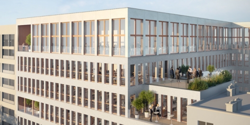 Illustration du futur projet Green Oak à Arcueil. © Mata Capital