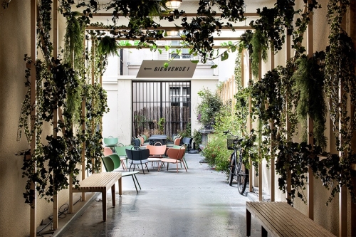 Le centre Morning Coworking rue d'Amsterdam à Paris.